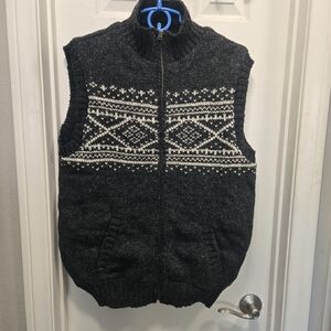 Lost Horizons Sven fleece-lined wool vest Size L